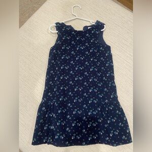 Corduroy Dress with flowers